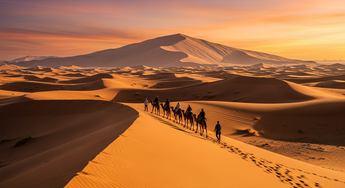 Sahara Desert Camel Treks & Sunset Tours